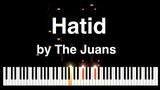 Hatid by The Juans Synthesia Piano Tutorial with music sheet