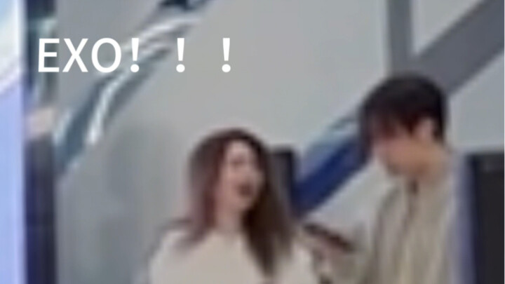 عندما كنت أرقص على أغنية EXO، تفاعلت في ثانية واحدة!!