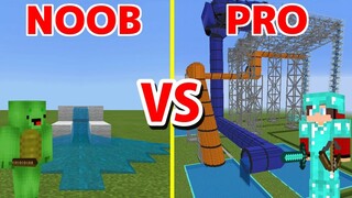 NOOB vs PRO : WATER PARK BUILD