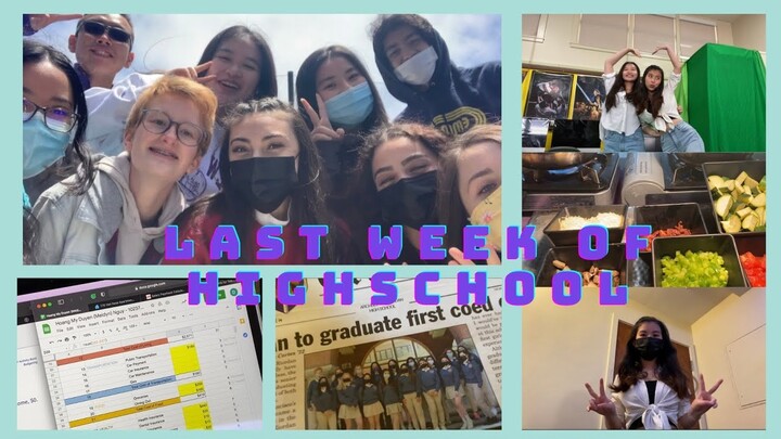 [SCHOOL VLOG] Last Week Of High School| Tuần đi học cuối cùng ở trường cấp 3|  Du học sinh mỹ🇺🇸