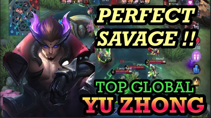 YU ZHONG TRIPLE KILL!!! BY TOP GLOBAL YU ZHONG  Sfenks ∞ MOBILE LEGENDS