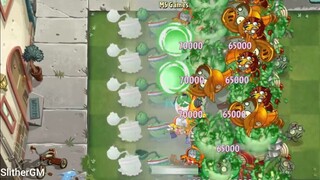 mọi cây max lv vs team zombie mạnh 1 #game