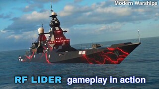 Modern Warships: RF LIDER in action.