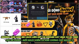 FREE FIRE| HƯỚNG DẪN ANH EM CÁCH  LIÊN KẾT TÀI KHOẢN CÀY QUÀ VÀ KIM CƯƠNG FREE CỰC KÌ DỄ