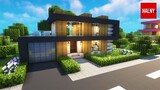 How to build a modern house in Minecraft
