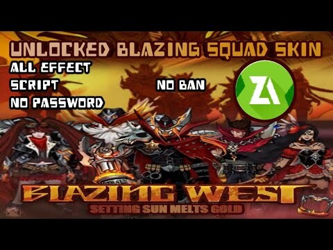 ALL Blazing Squad Skin's Script | Advance | Mobile Legends: Bang Bang