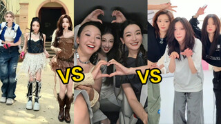 乘风6姐姐一公组队营业对比！氛围好好呀！吴宣仪vava卡琳娜vs李晟张小婉李嘉琦vs宋妍霏罗予彤马吟吟  浪姐一公