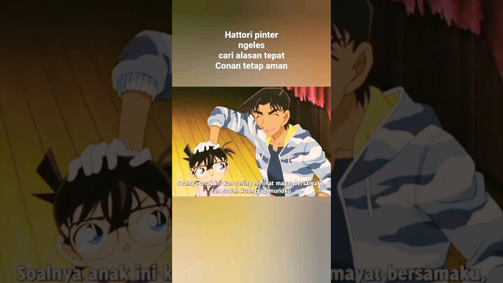 Hattori: Conan sudah kuanggap muridku | Ketika Conan hampir ketahuan karena suaranya mirip Shinichi