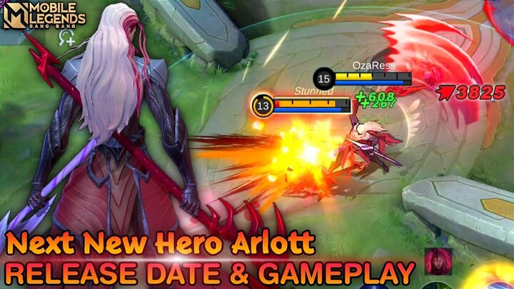 Next New Hero Arlott Release Date & Gameplay - Mobile Legends Bang Bang