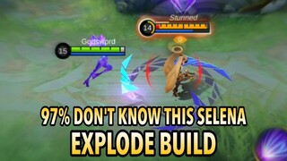 SELENA EXPLODING STUN | YOU'LL REAP YOUR ENEMIES WITH THIS BUILD |MLBB| SELENA GAMEPLAY & BEST BUILD