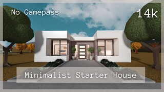 Roblox Bloxburg Minimalist Budget Starter House speed build & tour -November 14, 2020, | Minami Oroi