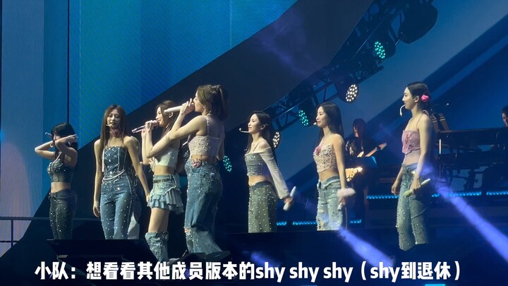 Sự cố sân khấu Twice 80 – Xem hết hai ngày bài hát “Shy Shy Shy” chỉ trong một lần