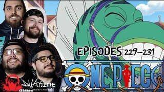 BAND REACTS: ONE PIECE EP 229-231 REACTION | FIRST TIME WATCHING ONE PIECE ANIME | CP9?