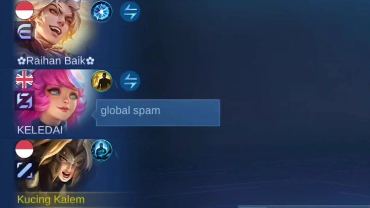 MASHA GUA DIKATAIN GLOBAL GENDONGAN MODAL SPAM?!!! KITA KASIH TAU