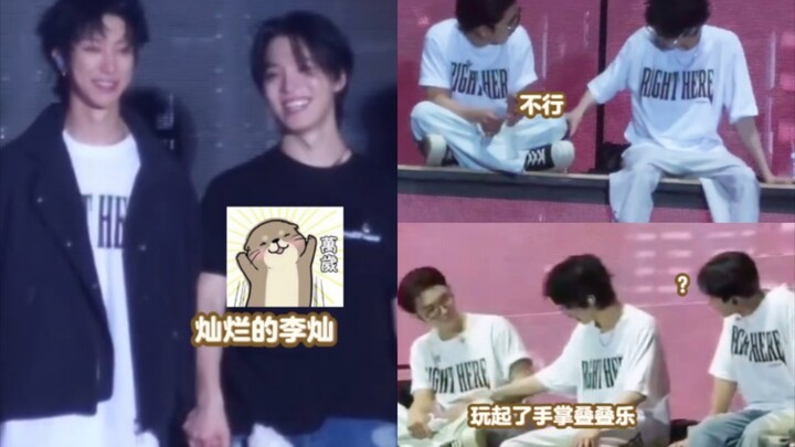 Xiao Ba dengan santainya mencolek gantungan kunci Cani, membuat keduanya tertawa terbahak-bahak, lal