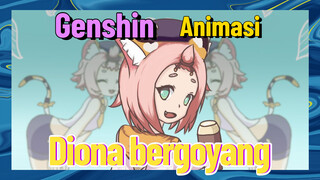 [Genshin Impact, Animasi] Diona bergoyang