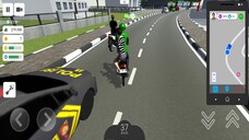 Motong Jalur Di Depan Mobil Polisi. Ojol Ini Hampir Banget Ditabrak || Ojol The Game || Gameplay