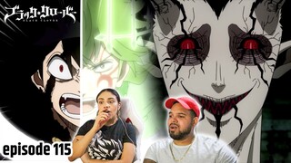 THE TRUE VILLAIN SHOWS HIMSELF! Black Clover Episode 115 REACTION!!!