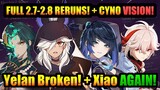 FULL RERUN Banners!+ CYNO & YELAN 2.7 NEWS!+ 2.7 Info! | Genshin Impact