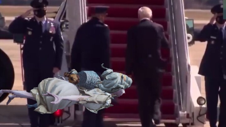 Biden was attacked by a fisherwoman