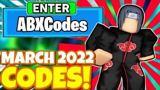 MARCH *2022* ALL NEW SECRET OP CODES! In Roblox Anime Battleground X (ABX Codes)