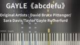 Phiên bản piano GAYLE "abcdefu" được khôi phục cao (Rõ ràng)