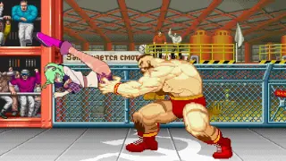 MUGEN Street Fighter：Virginia by DOBUROKU VS Zangief