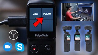 HOW TO USE FEIYU POCKET AS WEBCAM TO OBS, SKYPE & ZOOM (TAGALOG TUTORIAL)