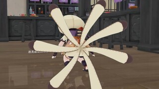 [MMD]Sayu spinning her tail like a helicopter|<Genshin Impact>