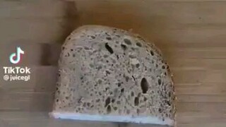 tutorial of how to cut bread🍞