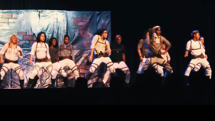 Attack on Titan musical, Survey Corps dance talk dirty!
