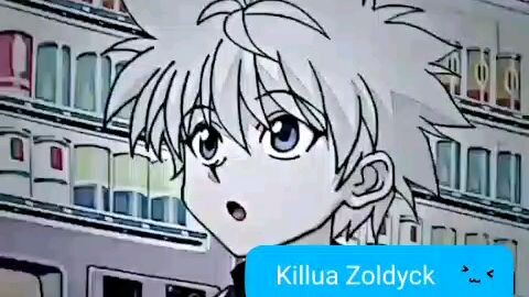 Killua cute mode to Killua assassin mode