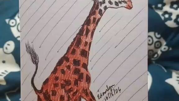 Inktober 2026, day 16, gangly