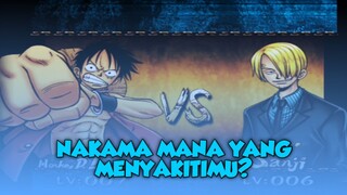 NAKAMA MANA YANG MENYAKITIMU?! Sanji kena bantai!