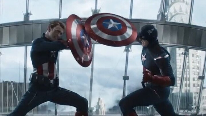 Captain America meets his former self and finds that he does have a nice butt
