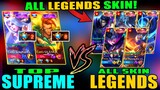 SKINNERS TOTALLY DESTROYED BY TOP SUPREME?! MOBILE LEGENDS (1163 Diamond Giveaway Winner!)