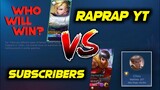 Raprap YT VS Subscribers Chou VS Chou *Who Will Win