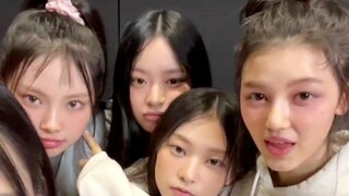 范玉欣可爱死了…NewJeans五小妹直播跳摇摆版Hurt+Cookie～