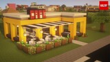 How to build a cafe in Minecraft