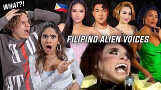 WHAT IS THAT!? Waleska & Efra react to Filipino Singers with Alien Voices ft Morissette, SB19 +