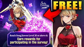 FREE 2000 ESSENCE STONES!!!! Do this Solo Leveling Arise SURVEY!!!