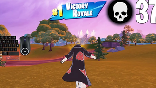 37 Elimination Solo vs Squads ชนะการเล่นเกมเต็มรูปแบบ Season 3 (แป้นพิมพ์ Fortnite PC)