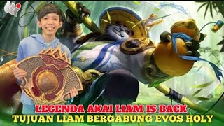 Comeback di Liga 1 Esports Nasional, Ini Tujuan Liam Bergabung EVOS Holy