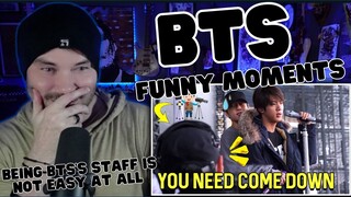 Metal Vocalist First Time Reaction - Being BTS's Staff Is Not Easy At All  - Funny Moments