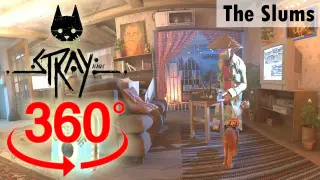 360° VR, The Slums | Stray | Walkthrough, Gameplay, No Commentary, 4K