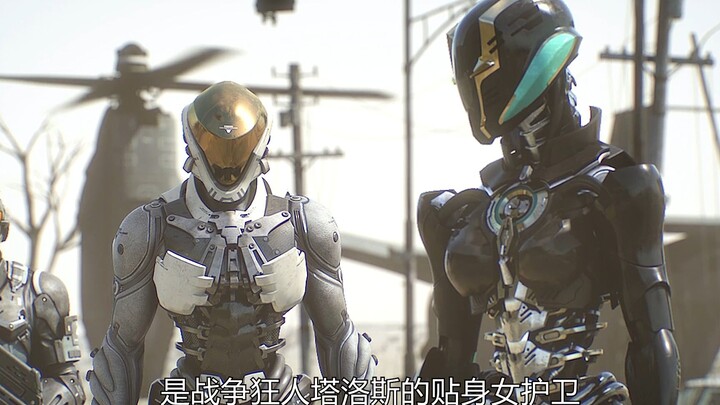 Appleseed 02: Sexy female robot becomes a female devil for her master
