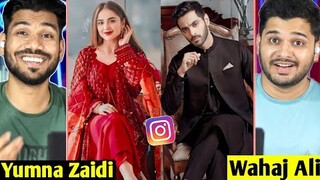 Indians Reacting to Yumna & Wahaj's Instagram & Tere Bin Memes