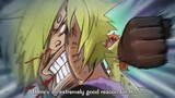 Sanji changes Nami's dress and gets punched - One Piece funny moments