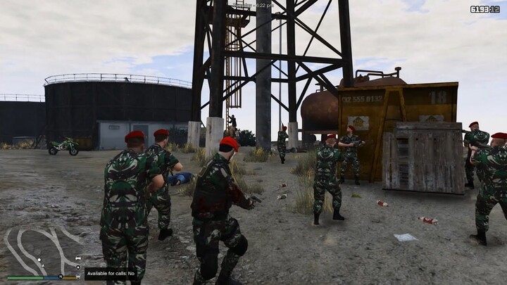 Pasukan TNI Datangi Wilayah Persembunyian Penjahat! GTA 5 Mod Polisi Indonesia