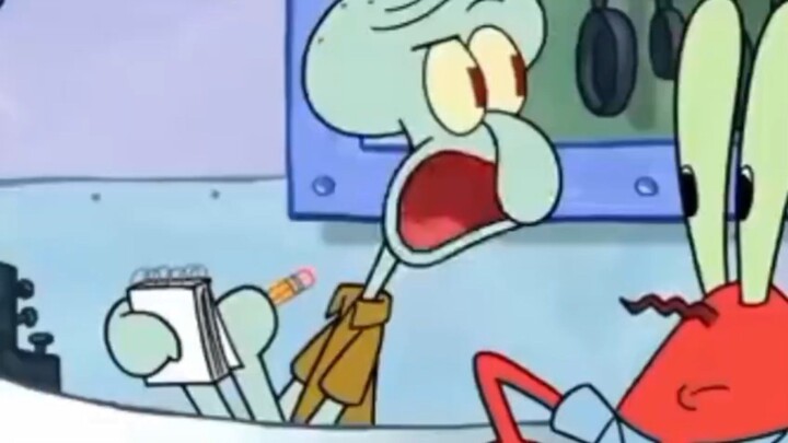 Spongebob Squarepants Squidward dan tuan krab